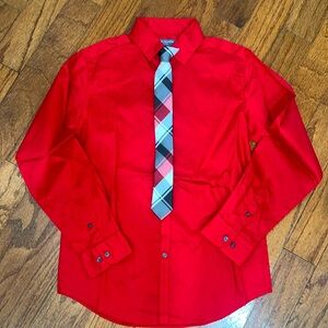 New Boys shirt & tie